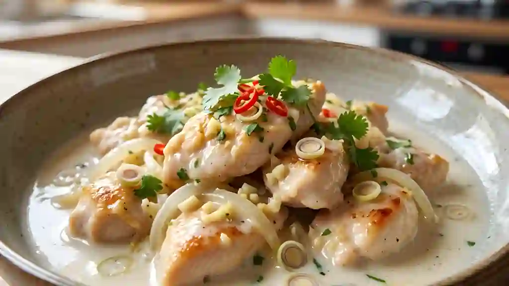 Poulet coco-citronnelle crémeux et parfumé - Photo de présentation