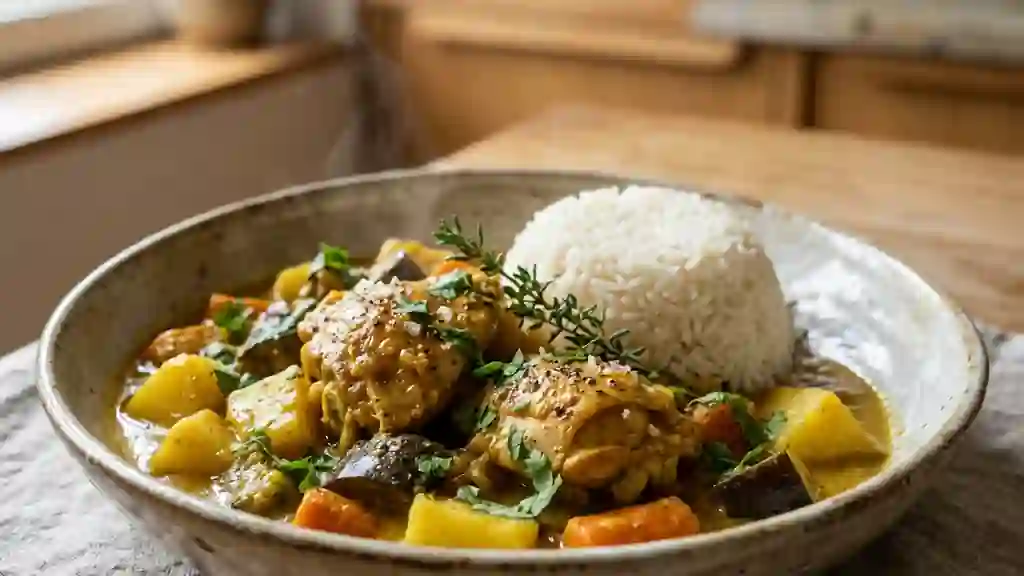 Poulet Colombo Crémeux et Épicé - Photo de présentation