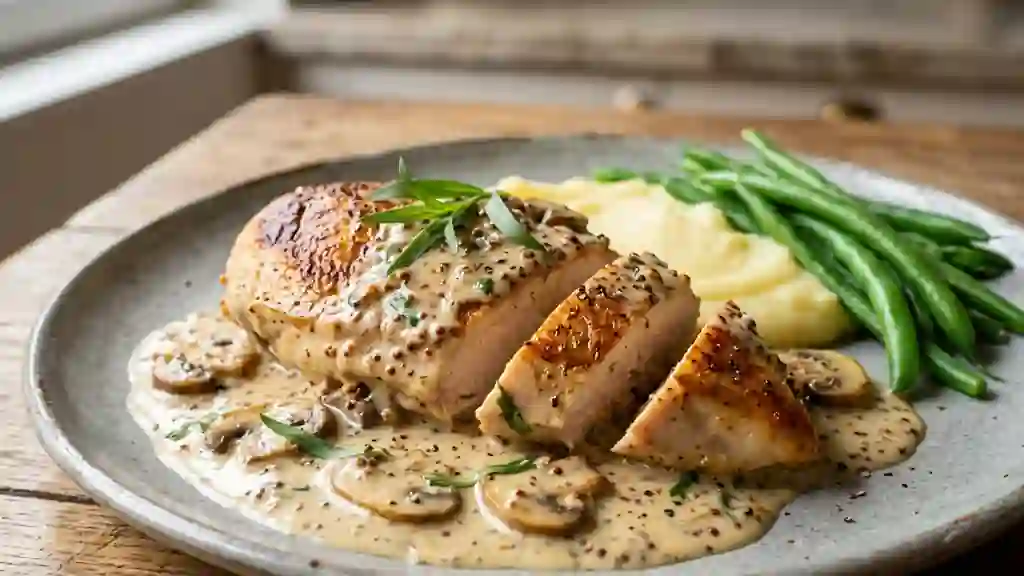 Poulet Crémeux Moutarde et Estragon - Photo de présentation