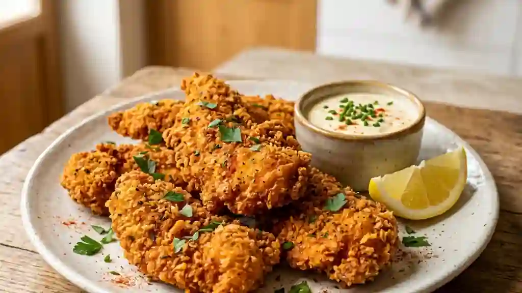 Poulet croustillant au paprika fumé - Photo de présentation