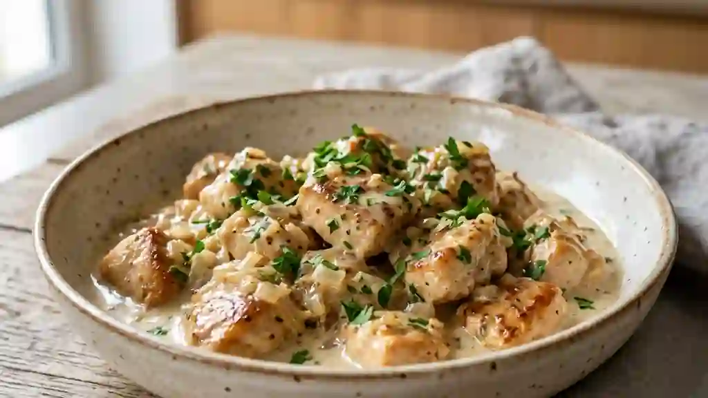 Poulet Crèmeux à la Moutarde de Dijon - Photo de présentation