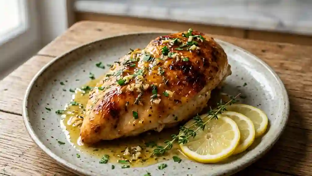 Poulet au Citron Fondant et Thym - Photo de présentation