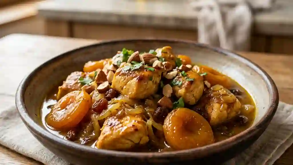 Poulet Fondant aux Fruits Secs et Miel - Photo de présentation