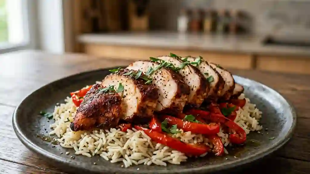 Poulet cajun fumé, tendreté boisée et épicée - Photo de présentation