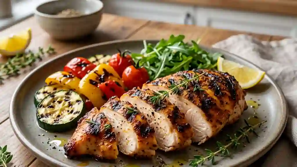 Poulet Grillé au Paprika Fumé et Thym - Photo de présentation