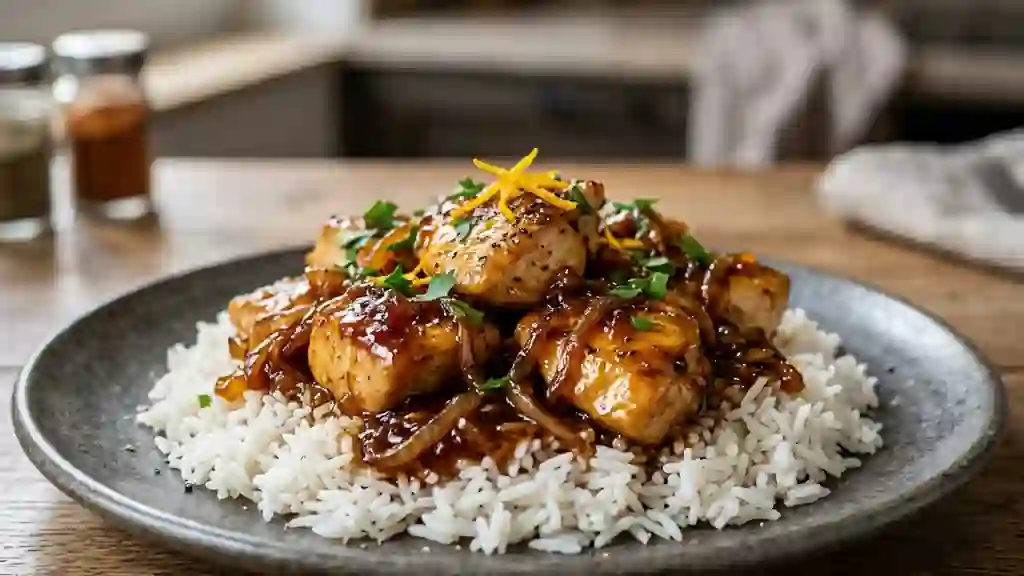 Poulet Jaffa Fondant à l’Orange Amère - Photo de présentation