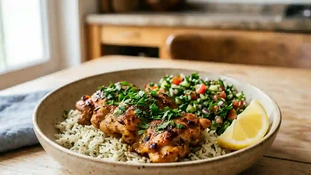 Poulet Maronite Citronné et Épicé - Photo de présentation