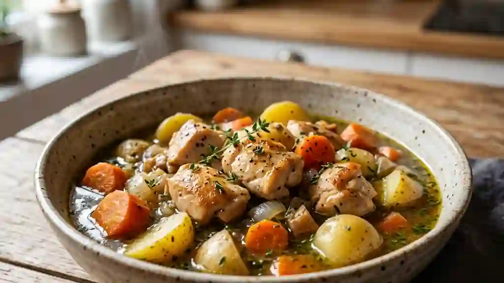 Cocotte de poulet grand-mère ultra-fondante - Photo de présentation