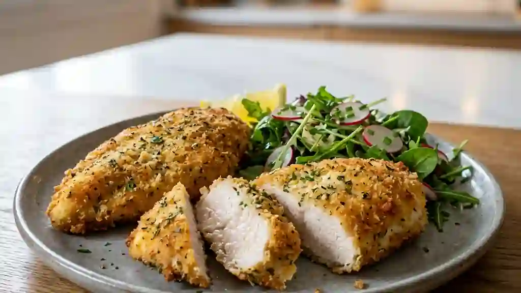 Poulet pané croustillant au yaourt - Photo de présentation