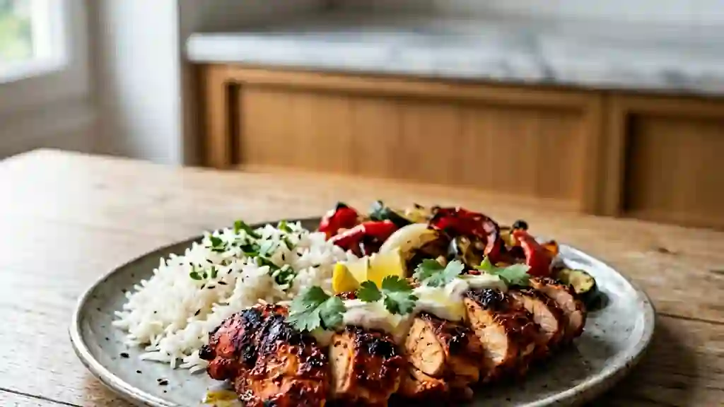 Poulet tandoori fondant et épicé - Photo de présentation