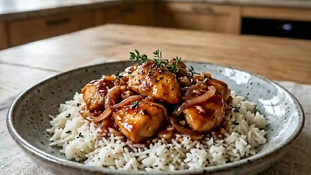 Poulet Caramélisé à la Grenadine - Photo de présentation