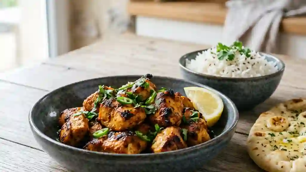 Poulet Tikka fondant aux épices indiennes - Photo de présentation