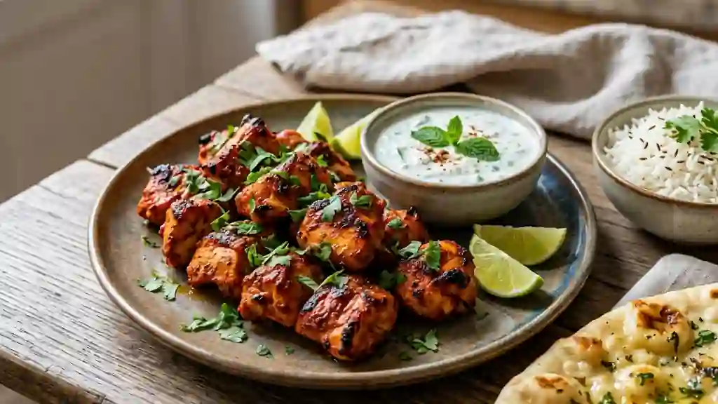 Poulet Tikka Fondant aux Épices Indiennes - Photo de présentation