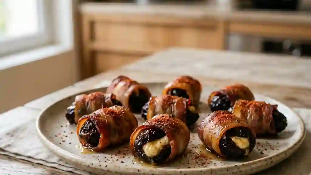 Pruneaux au Bacon, Cœur Fondant et Miel - Photo de présentation