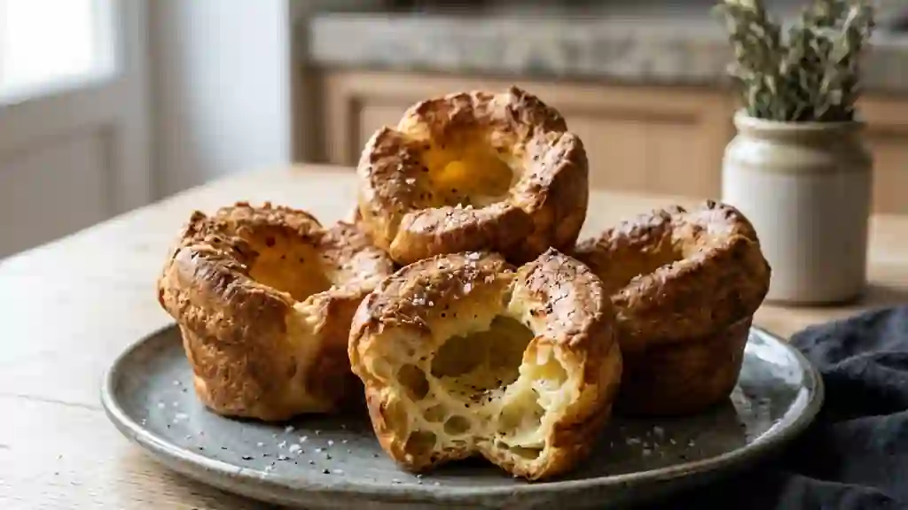 Pudding du Yorkshire doré et aérien - Photo de présentation