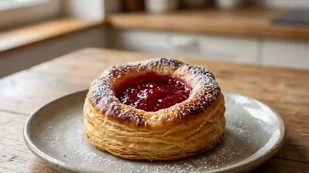Puits d'amour feuilletés à la framboise - Photo de présentation