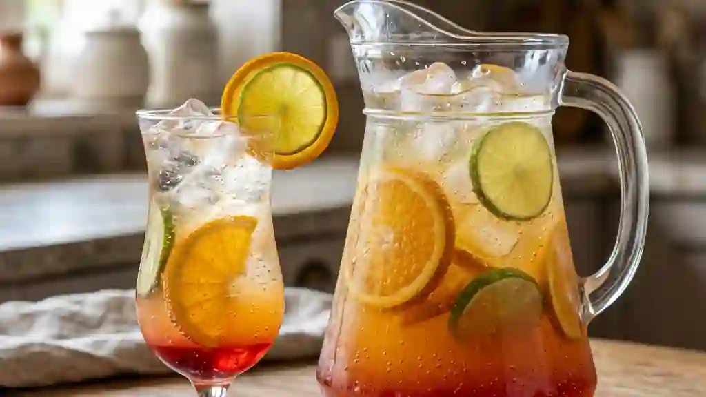 Punch aux Fruits Pétillant et Frais - Photo de présentation