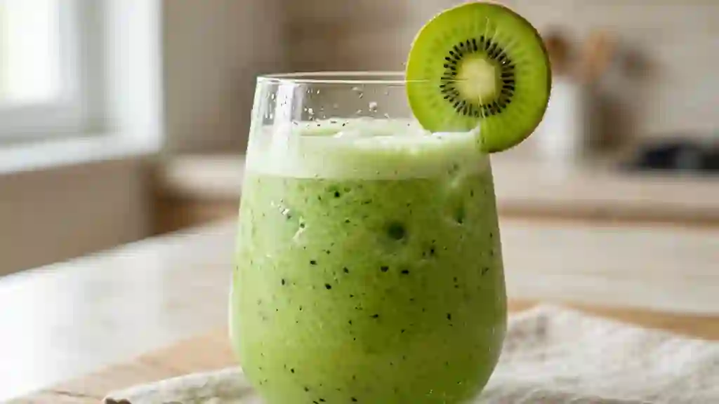 Punch onctueux au lait de kiwis - Photo de présentation