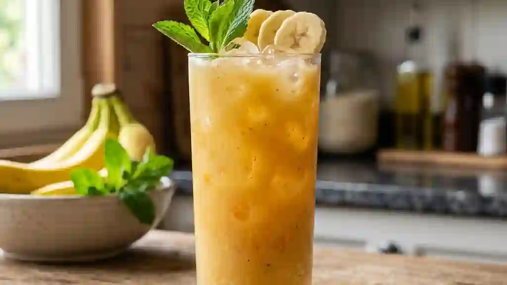 Punch Exotique Onctueux Banane et Menthe - Photo de présentation