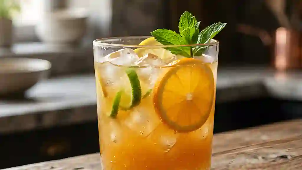 Punch Tropical aux Trois Agrumes Givrés - Photo de présentation