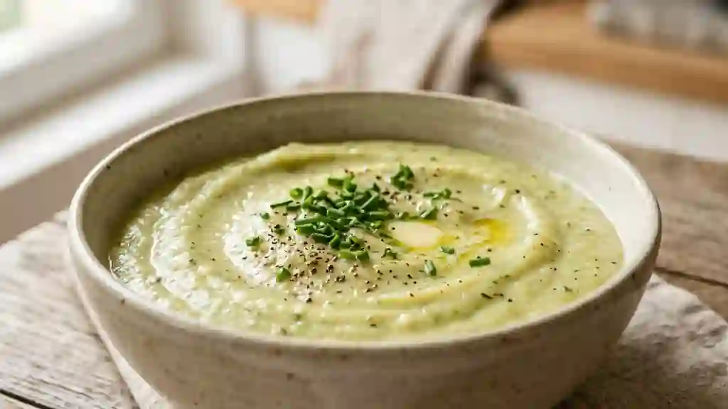 Mousseline de courgettes onctueuse - Photo de présentation