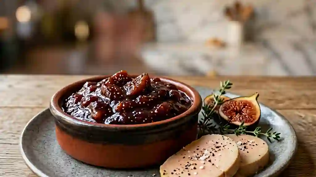 Purée de figues fondante et acidulée - Photo de présentation