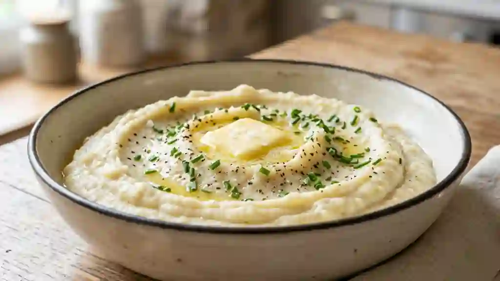 Purée de céleri-rave veloutée au beurre - Photo de présentation