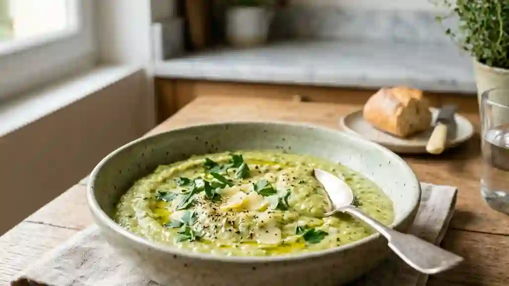 Purée de courgettes onctueuse au comté - Photo de présentation