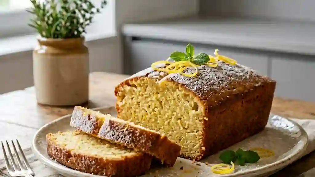 Quatre-quarts fondant au citron frais - Photo de présentation