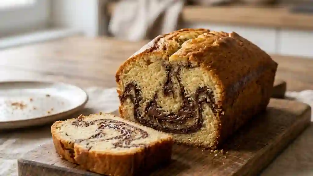 Quatre-quarts moelleux au Nutella fondant - Photo de présentation