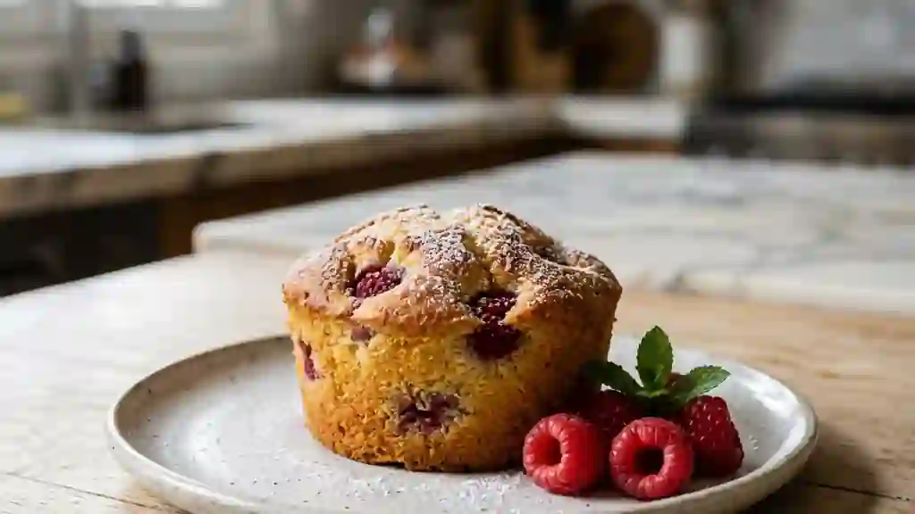 Quatre-quart fondant aux framboises - Photo de présentation