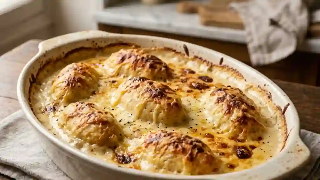 Quenelles de brochet gratinées et moelleuses - Photo de présentation
