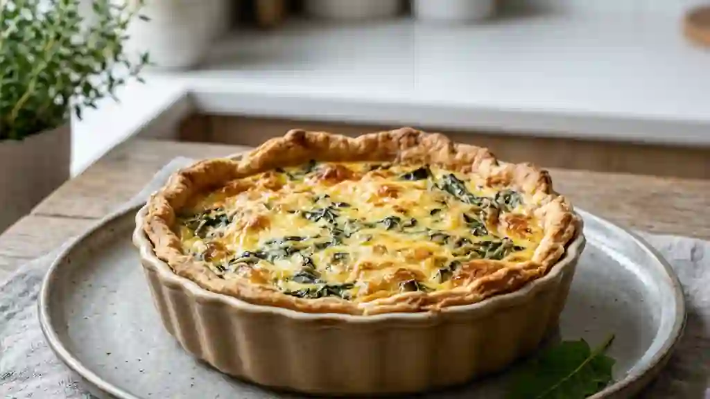 Quiche à l'oseille fondante et acidulée - Photo de présentation