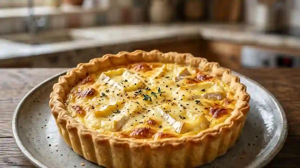Quiche au Camembert Fondant et Muscade - Photo de présentation