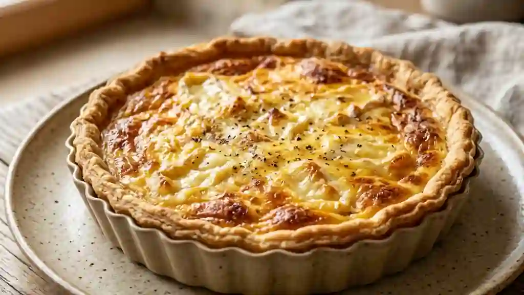 Quiche au Chaource Fondante et Crémeuse - Photo de présentation