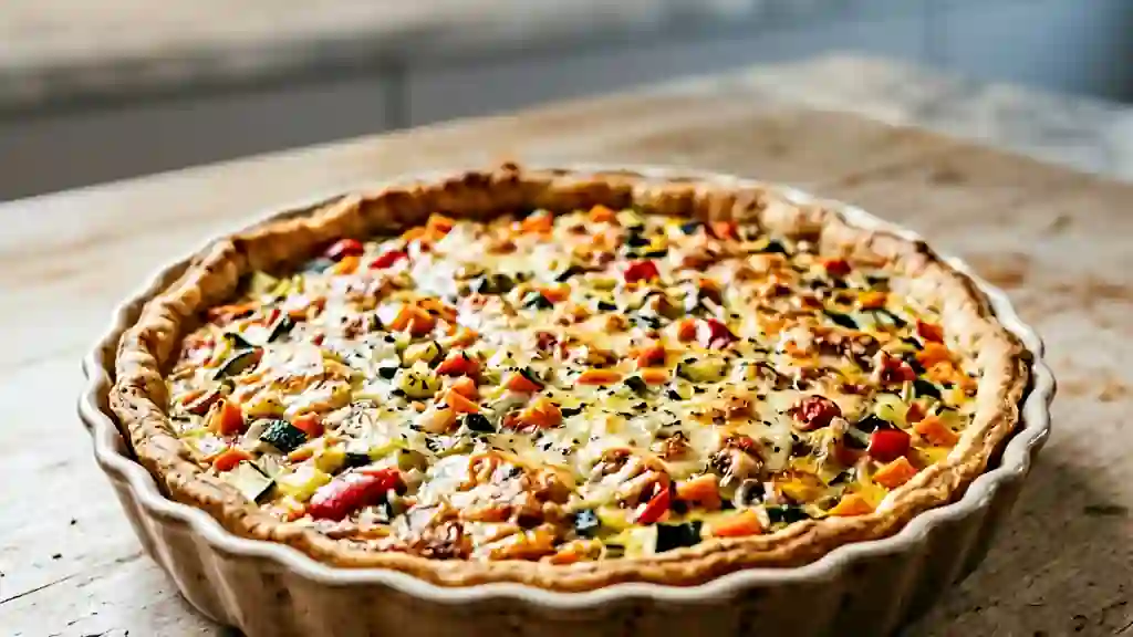 Quiche Fondante aux Légumes du Soleil - Photo de présentation