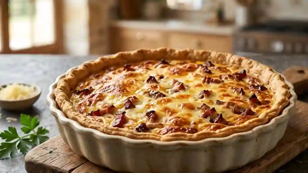 Quiche Comtoise Crémeuse au Comté Affiné - Photo de présentation