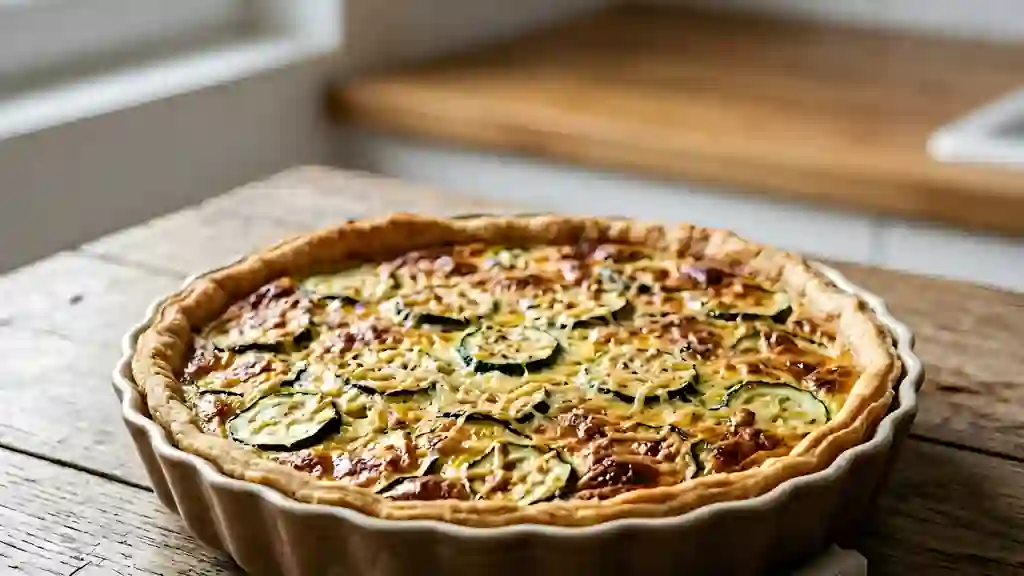 Quiche Fondante aux Courgettes et Muscade - Photo de présentation