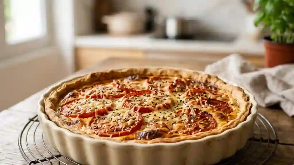 Quiche Tomate Mascarpone Ultra-Fondante - Photo de présentation