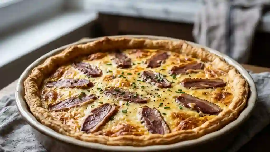 Quiche Fondante au Magret Fumé - Photo de présentation