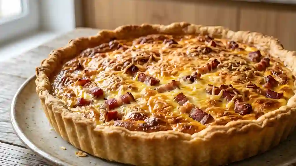 Quiche Lorraine Crémeuse et Fumée - Photo de présentation