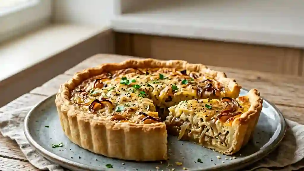 Quiche fondante à la crème de soja - Photo de présentation