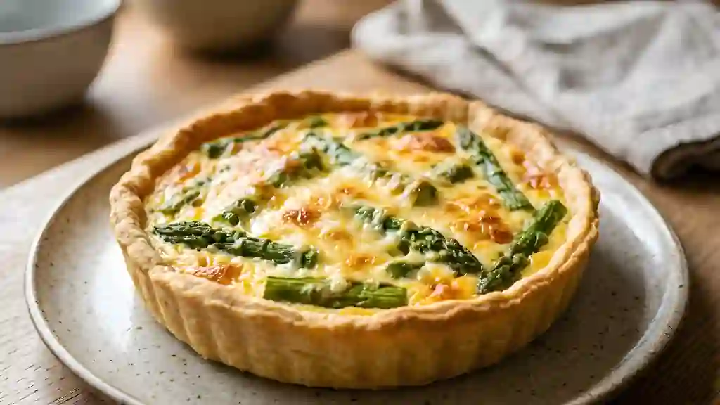 Quiche aux asperges vertes - Photo de présentation