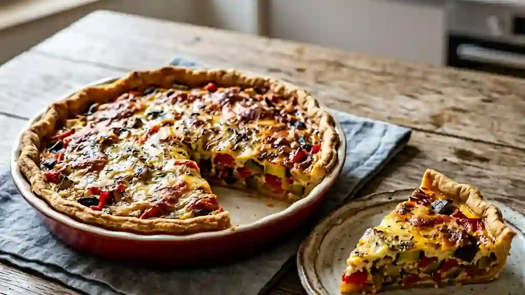 Quiche Fondante à la Ratatouille et Comté - Photo de présentation