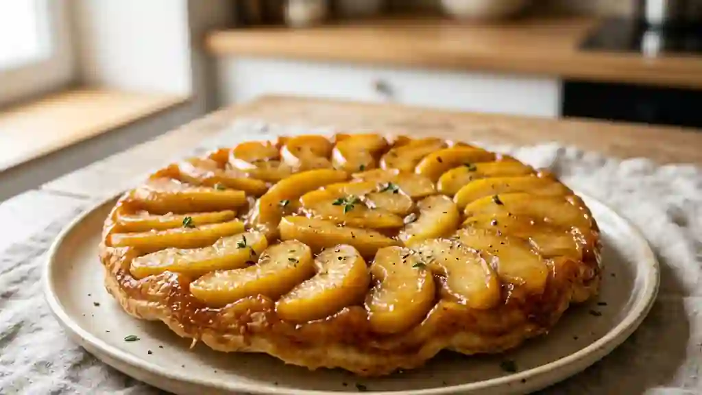 Quiche Tatin Fondante et Caramélisée - Photo de présentation