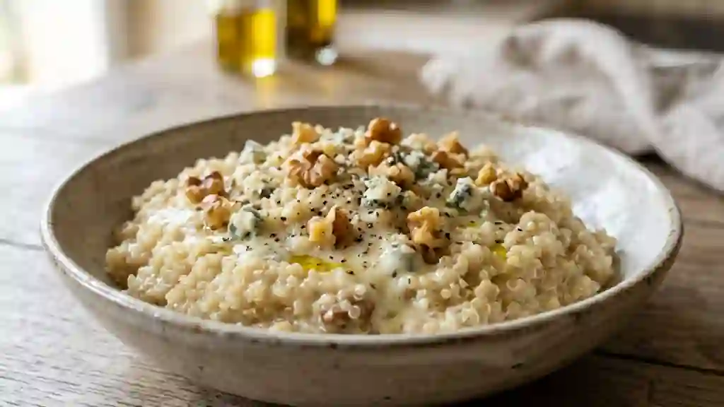 Quinoa Crémeux au Roquefort et Noix - Photo de présentation