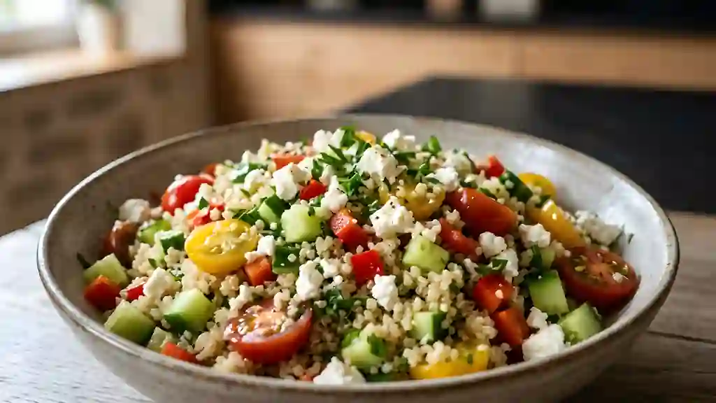 Quinoa Frais au Concombre et Feta Fondante - Photo de présentation