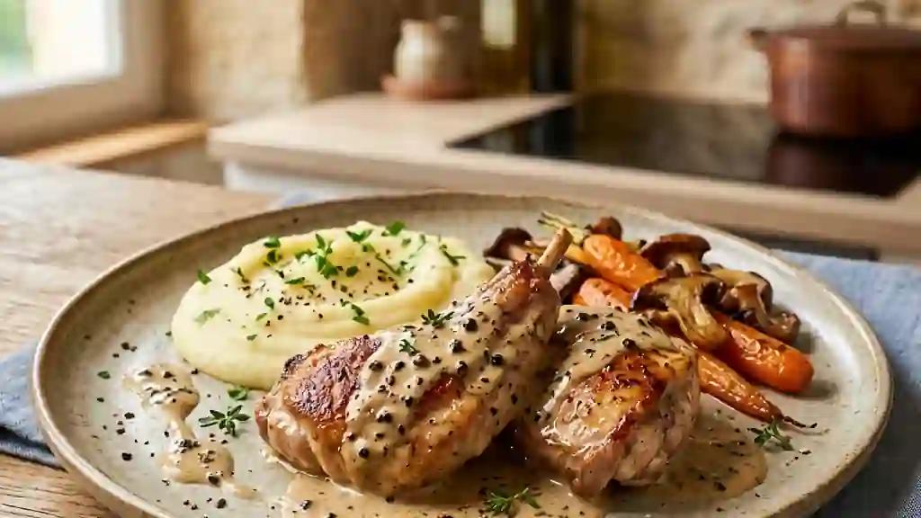 Râbles de lapin fondants au poivre noir - Photo de présentation
