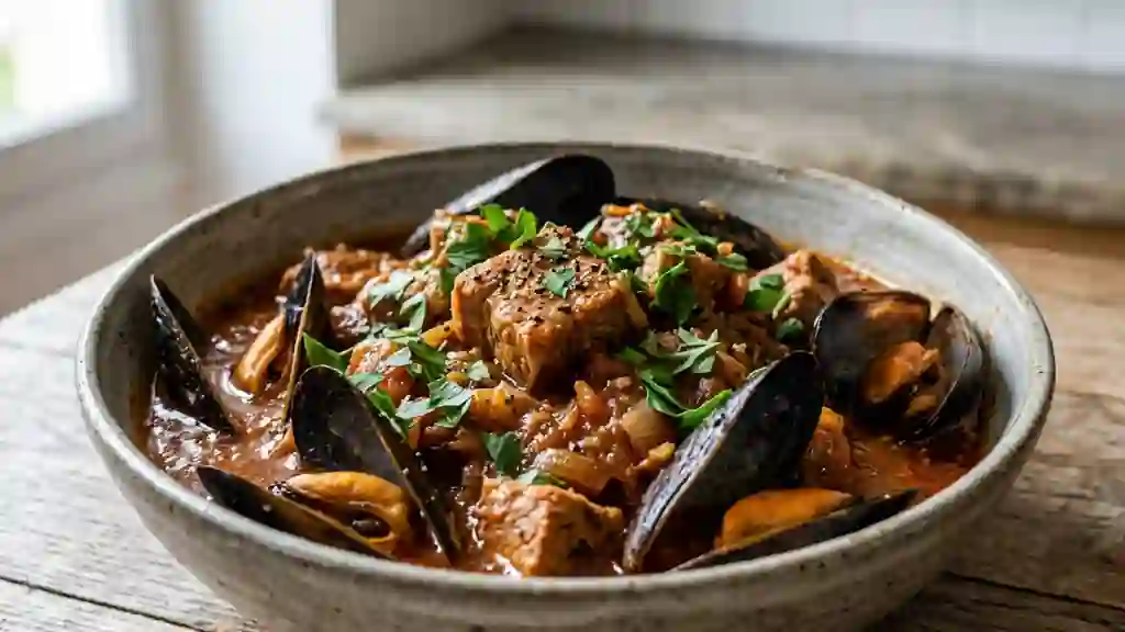 Ragoût Catalan Porc et Moules - Photo de présentation