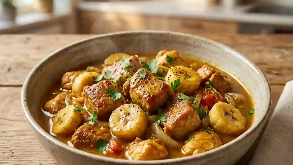 Mijoté de Porc et Poulet à la Banane - Photo de présentation